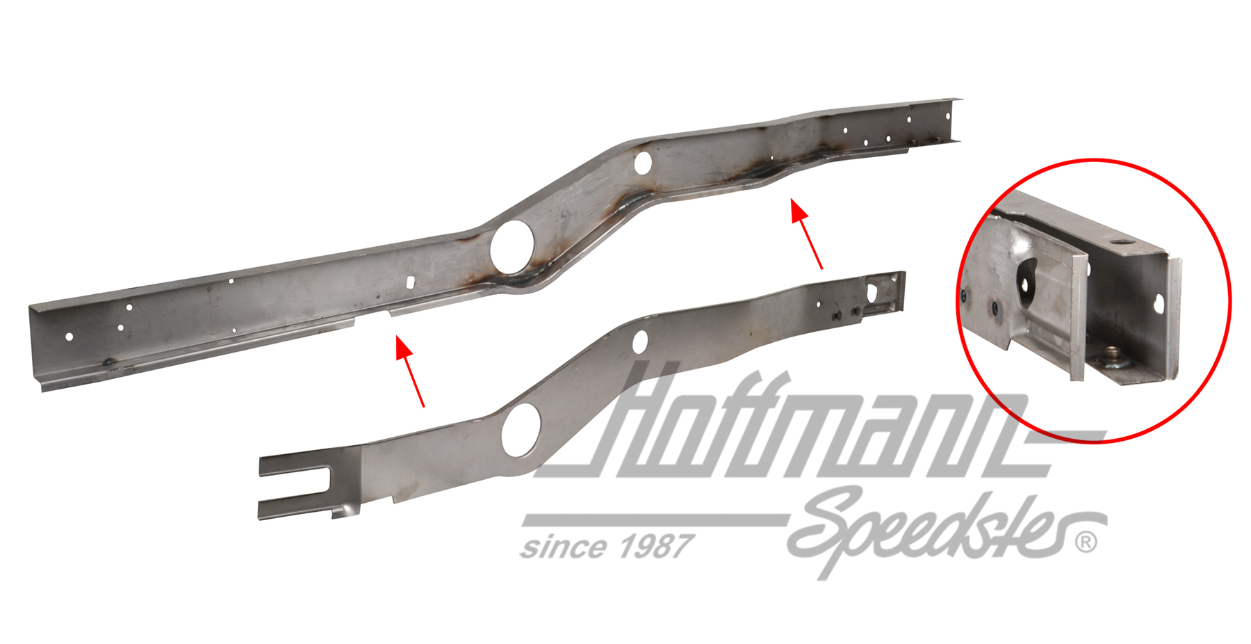 Side member, rear, Bus T2, 8.71-7.79, right | 211 703 460A/211 703 110B | 096-0199-32