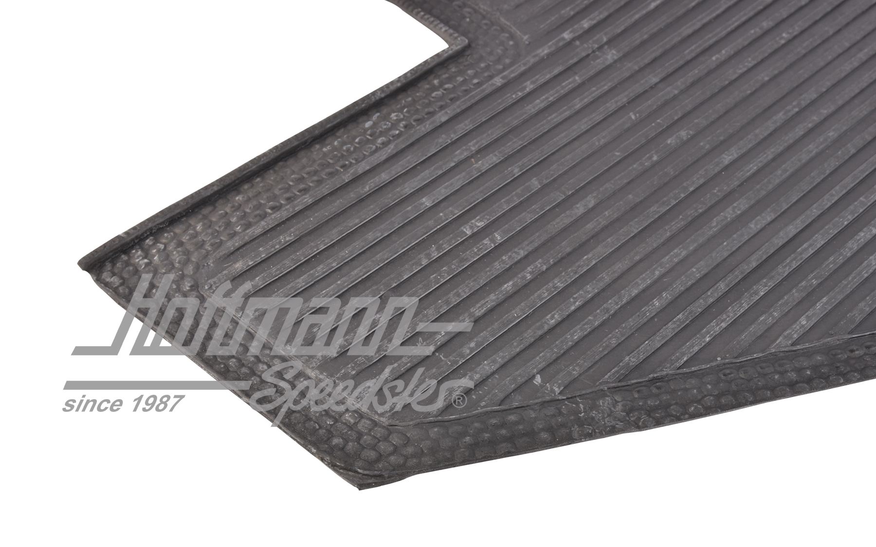 Rubber covering, floor plate, 8.59-7.67, black                                                      