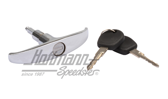 Hatchback lock, T-handle, without collar | 211 829 231 A | 089-5060-10