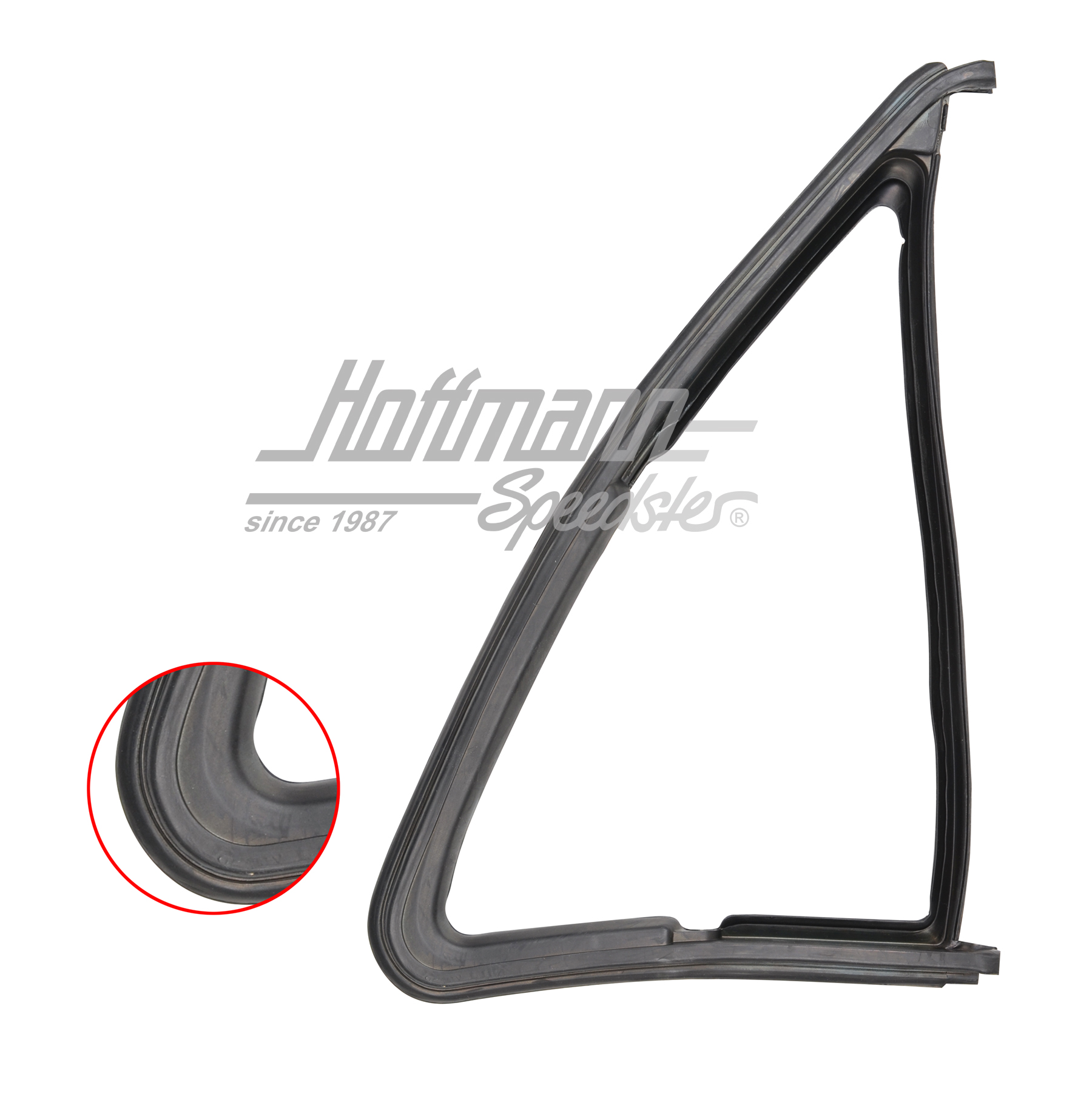 Vent-window seal, without groove, left | 251 837 625 A | 350-5810-01