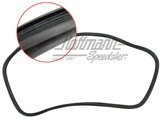 Front window seal, with groove, 911, 66-89 | 911 541 225 03 | 515-0310-08