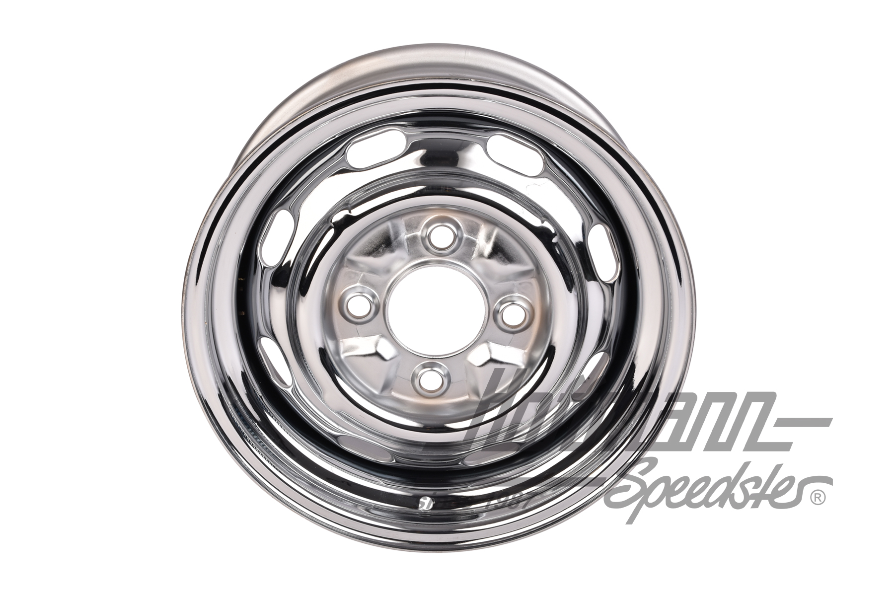 Steel wheel, chromed, 5.5x15, ET/offset 25                                                          