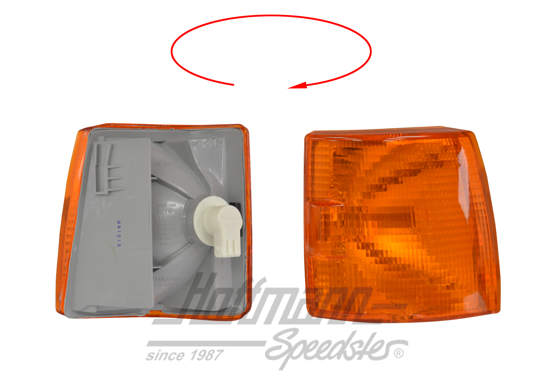 Turn indicator, front, orange, right (short)                                                        