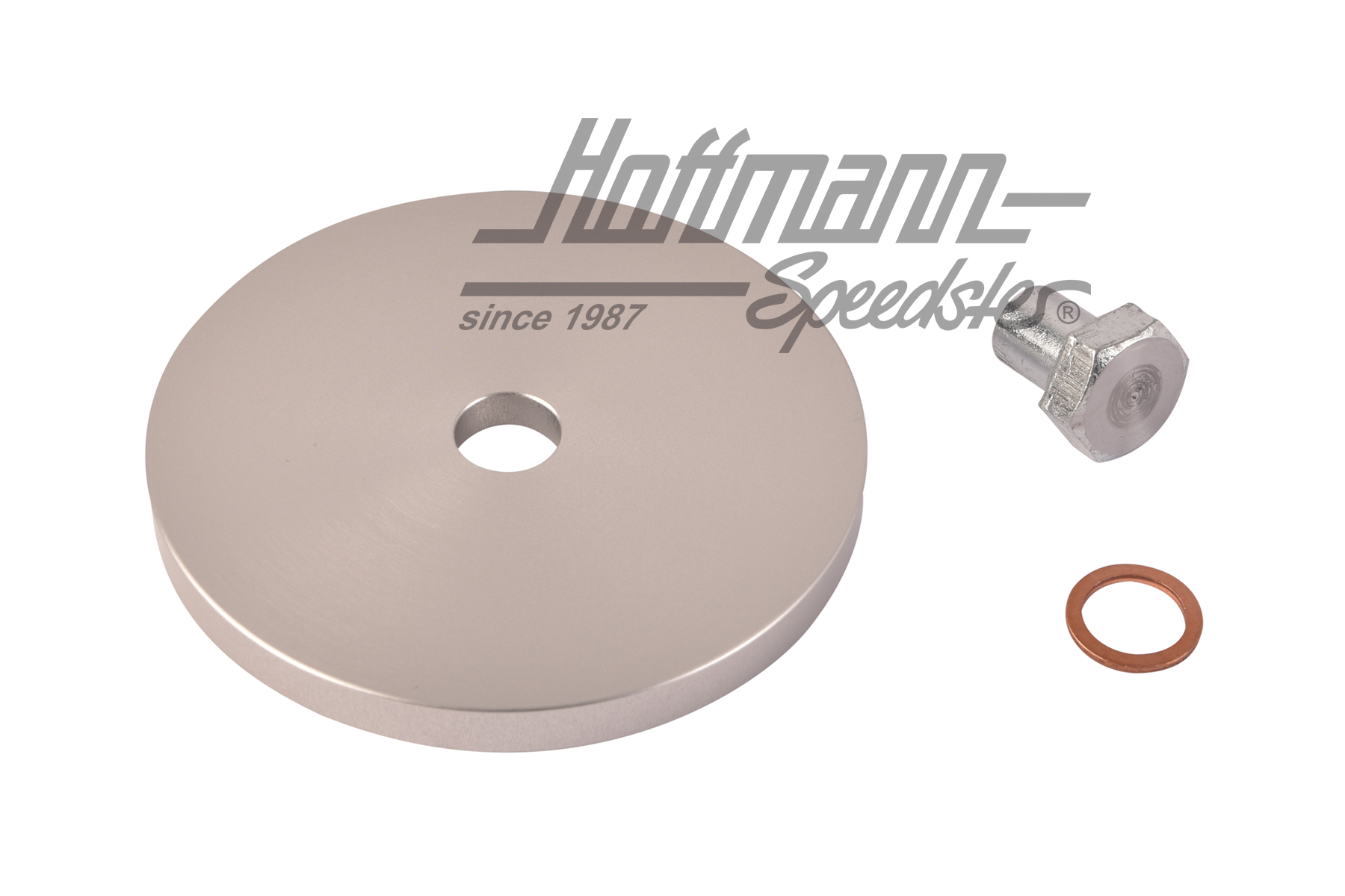 Oil sump plate, Type 4, Aluminium, silver                                                           