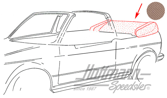 Dust cover, 1.79-7.81, leatherette, beige |  | 180-4920-20