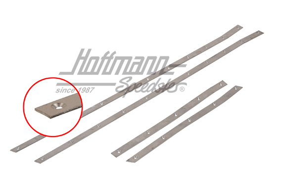 Fastening rail, convertible top seal                                                                