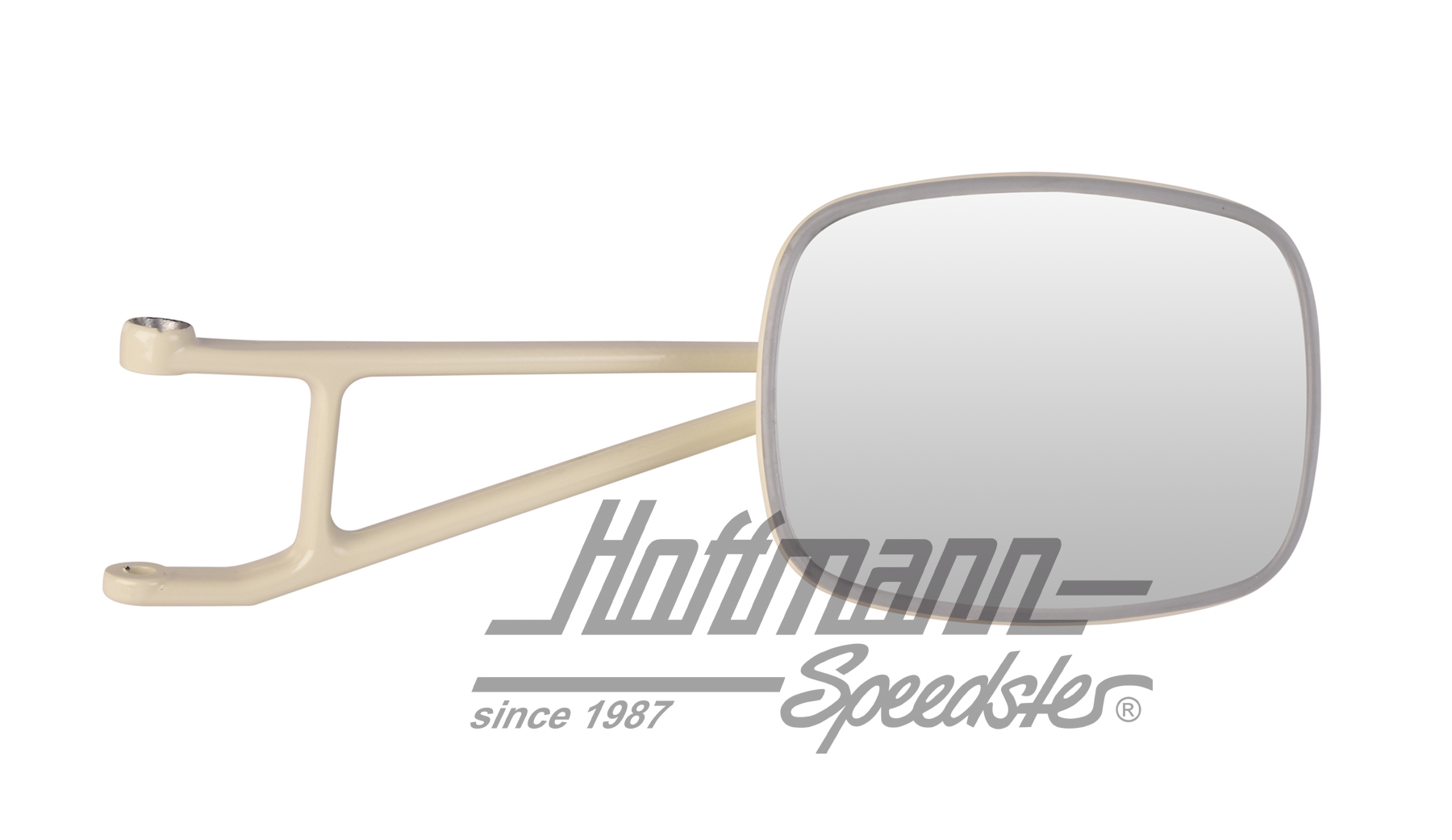 Rear-view mirror, Bus T2 Pick-up, right, pastel white | 261 857 514 B 90D | 097-1068-12