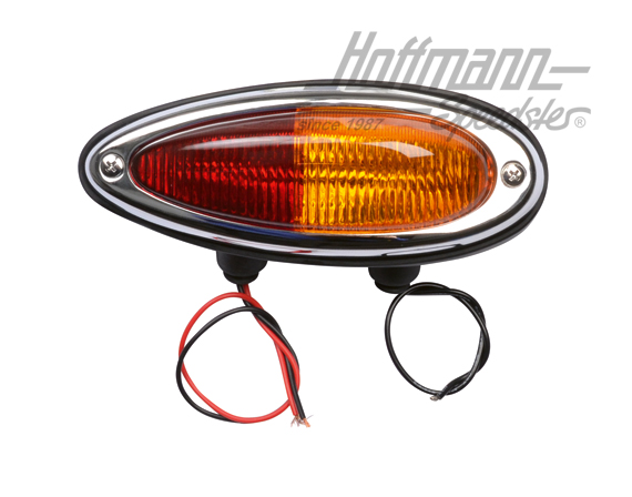 Tail light, 356, complete, orange/red, right                                                        