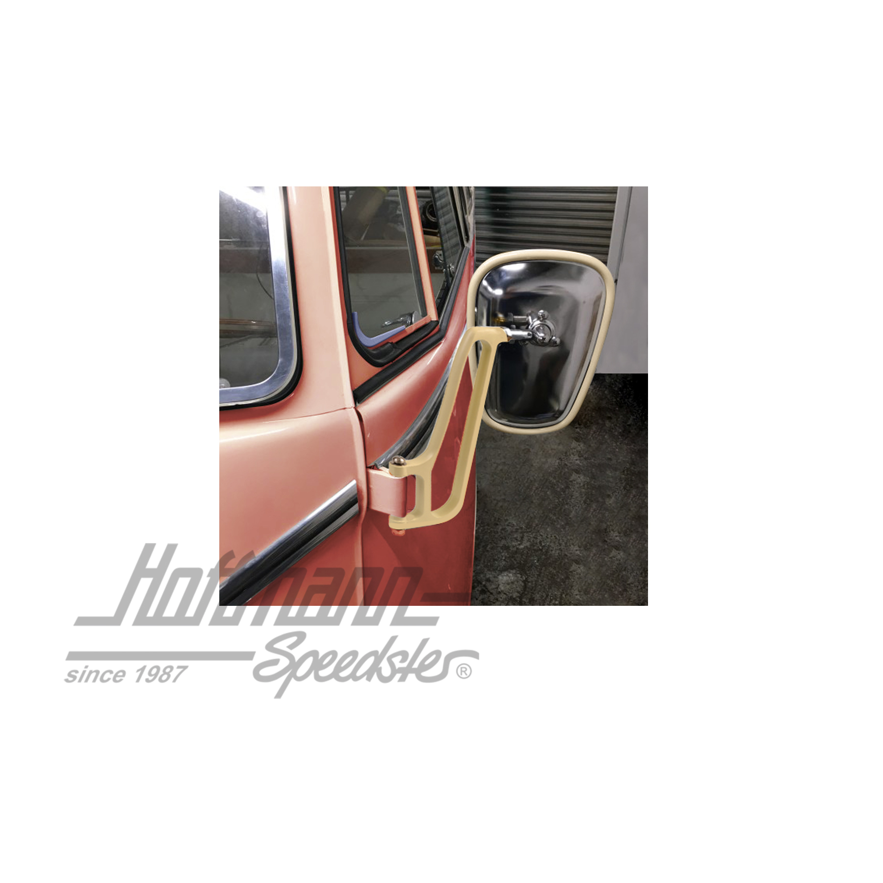Mirror arms, Bus T1, M194, ivory-coloured Mirror arms, Bus T1, M194, ivory-coloured