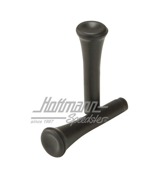 Door lock pulls, standard, black | 111 837 187 B | 020-2375