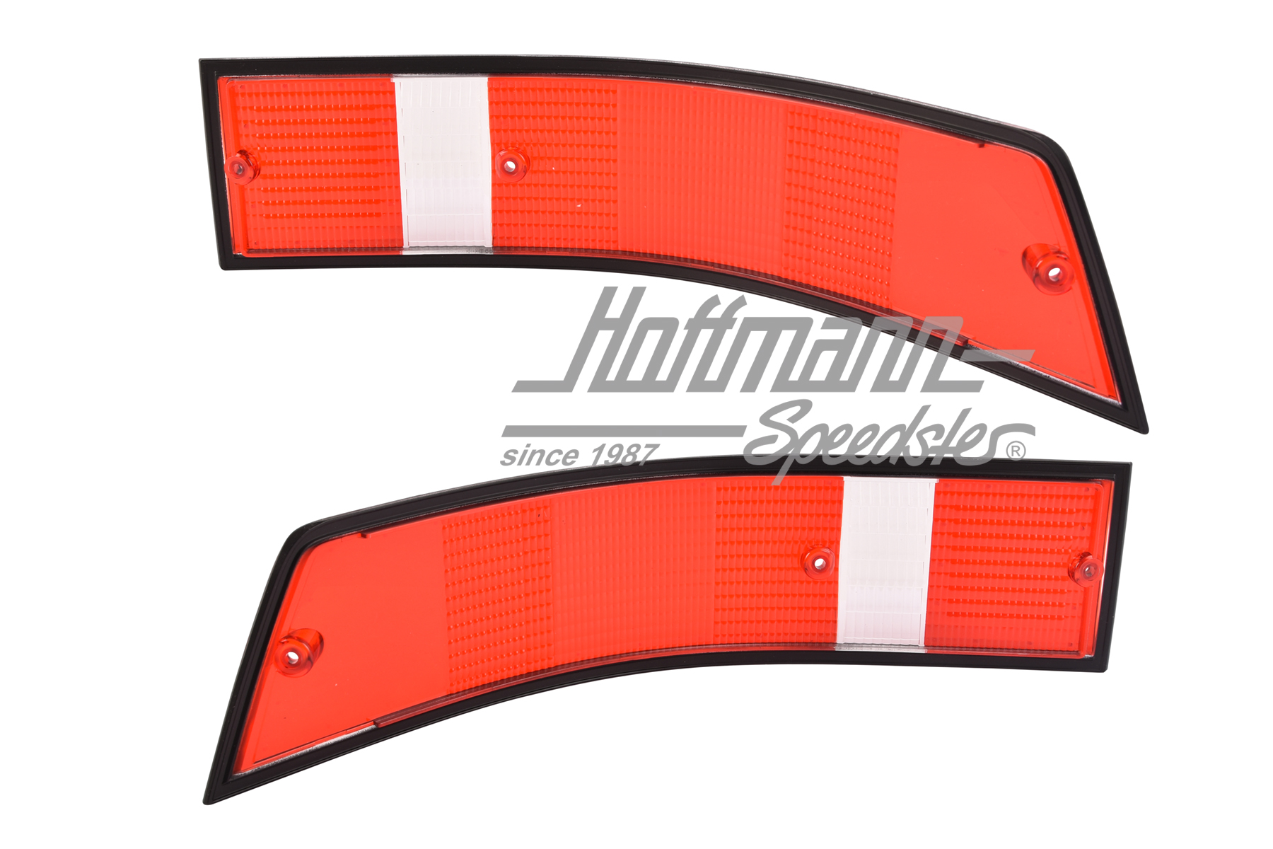 Tail-light lens, red/white, 911, 72-89, USA,                                                        