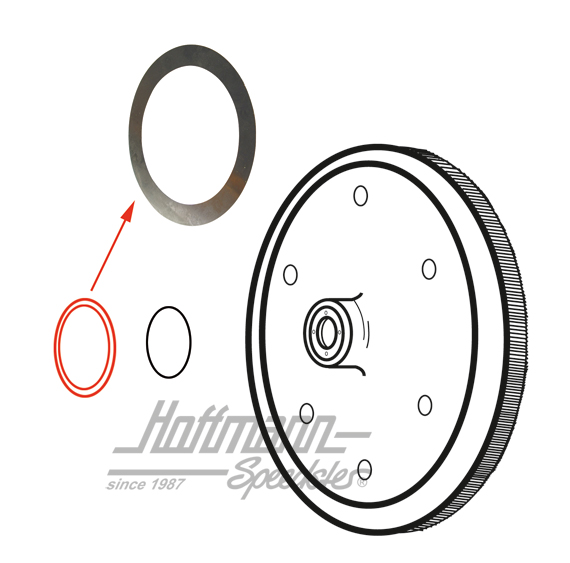 Flywheel shim, 0.30mm                                                                               