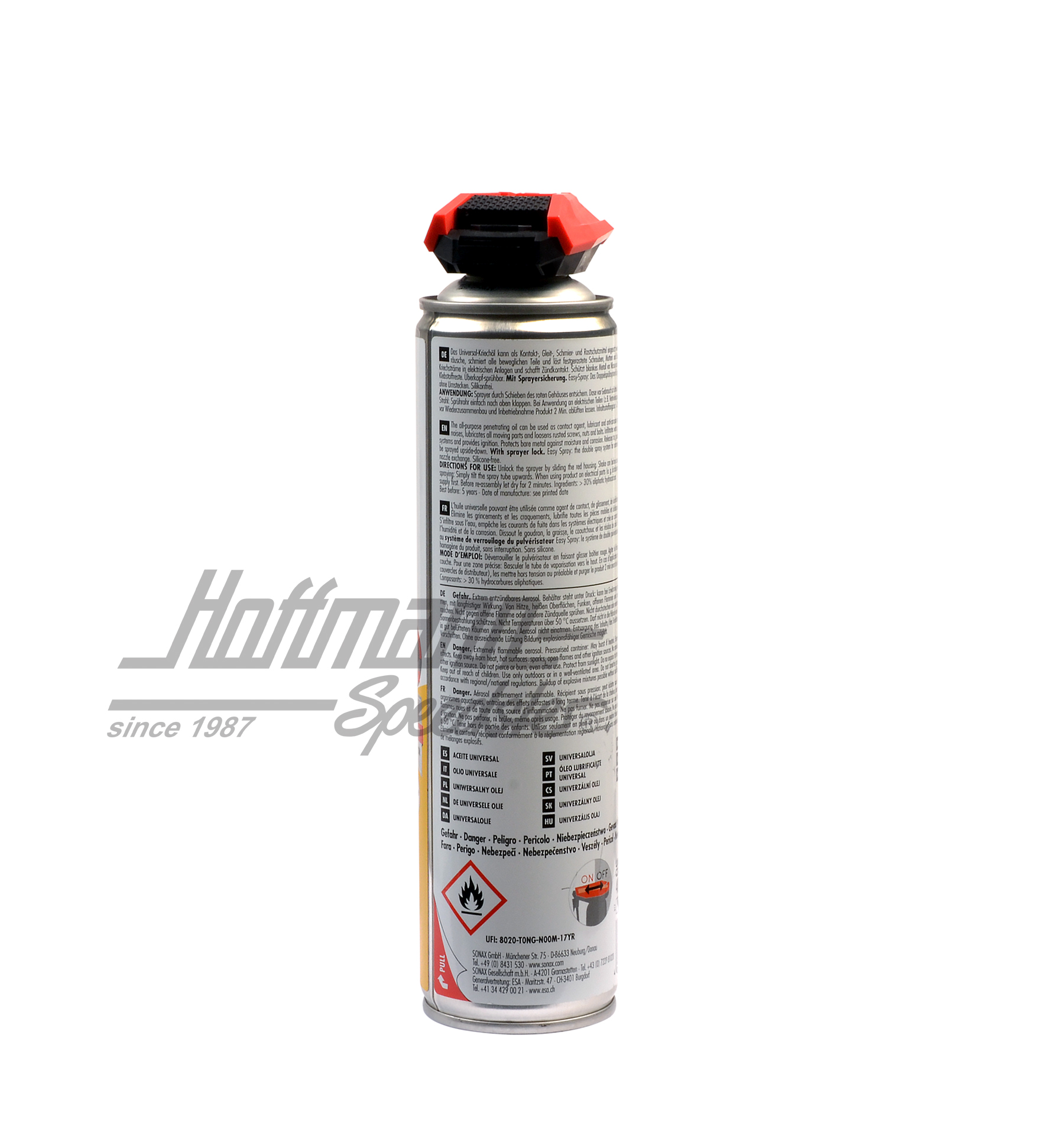 SONAX MoS2-Oil, 400 ml spray can                                                                    