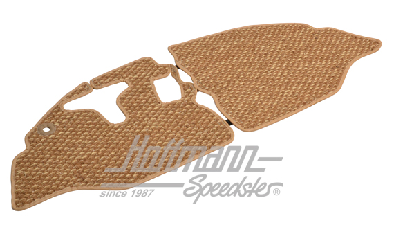 Floor mat, coco, .59-.65, beige/light brown | ZVW 2BUS ATN | 098-0040-14