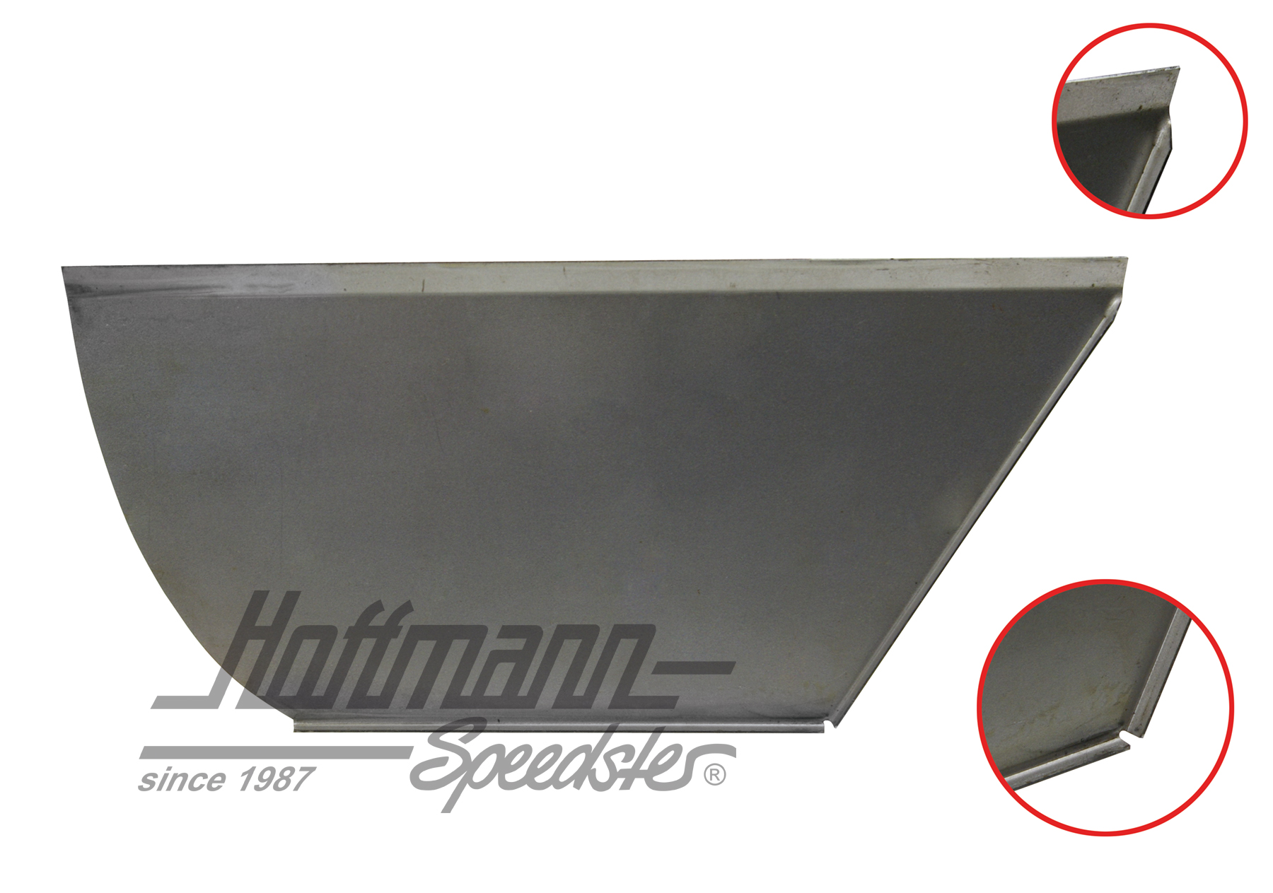 End plate, wheel house, rear, left | 211 813 363 | 095-0534-21