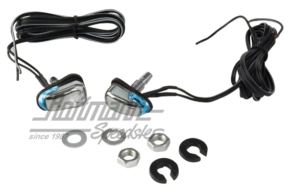 Spraying nozzles, chromed, blue illuminated | TU 955 010 | 200-2978