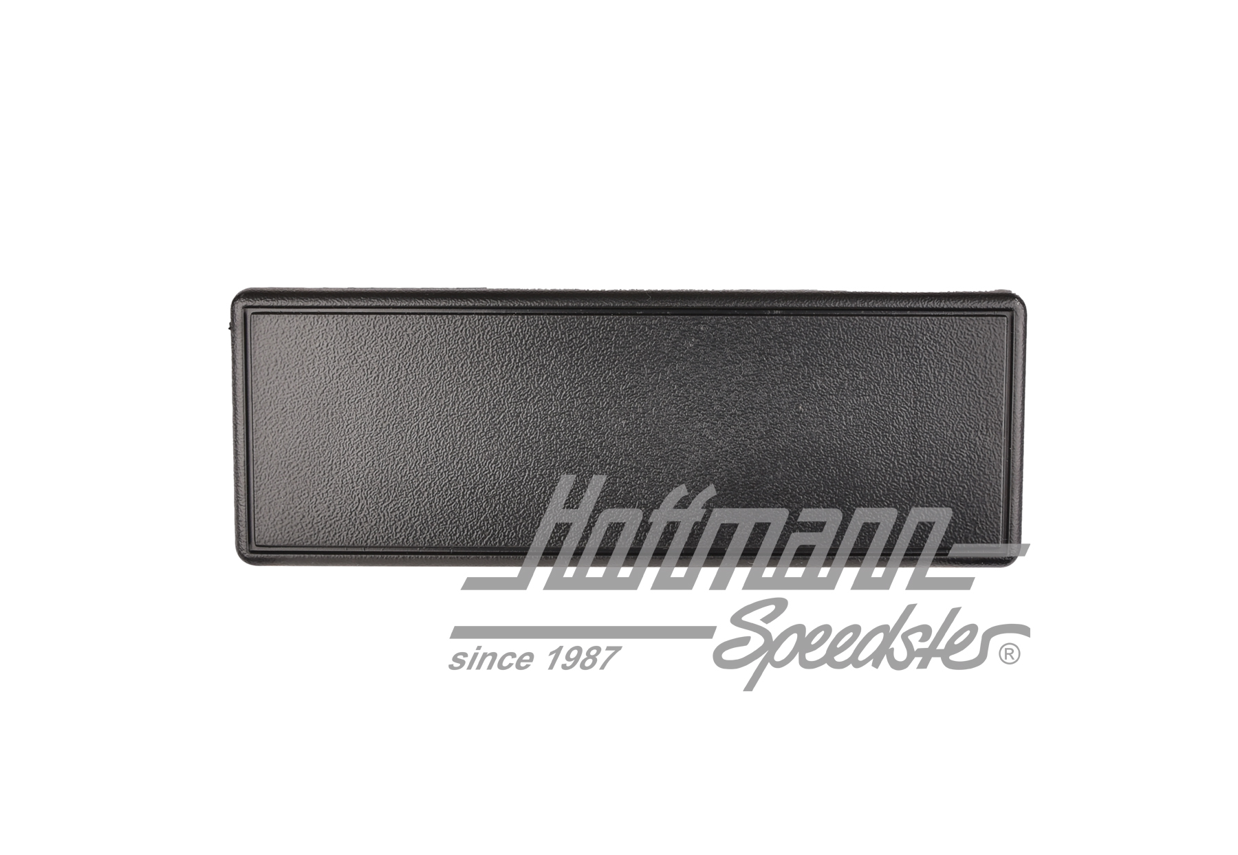 Cover, radio cut-out, Bus T3, black                                                                 