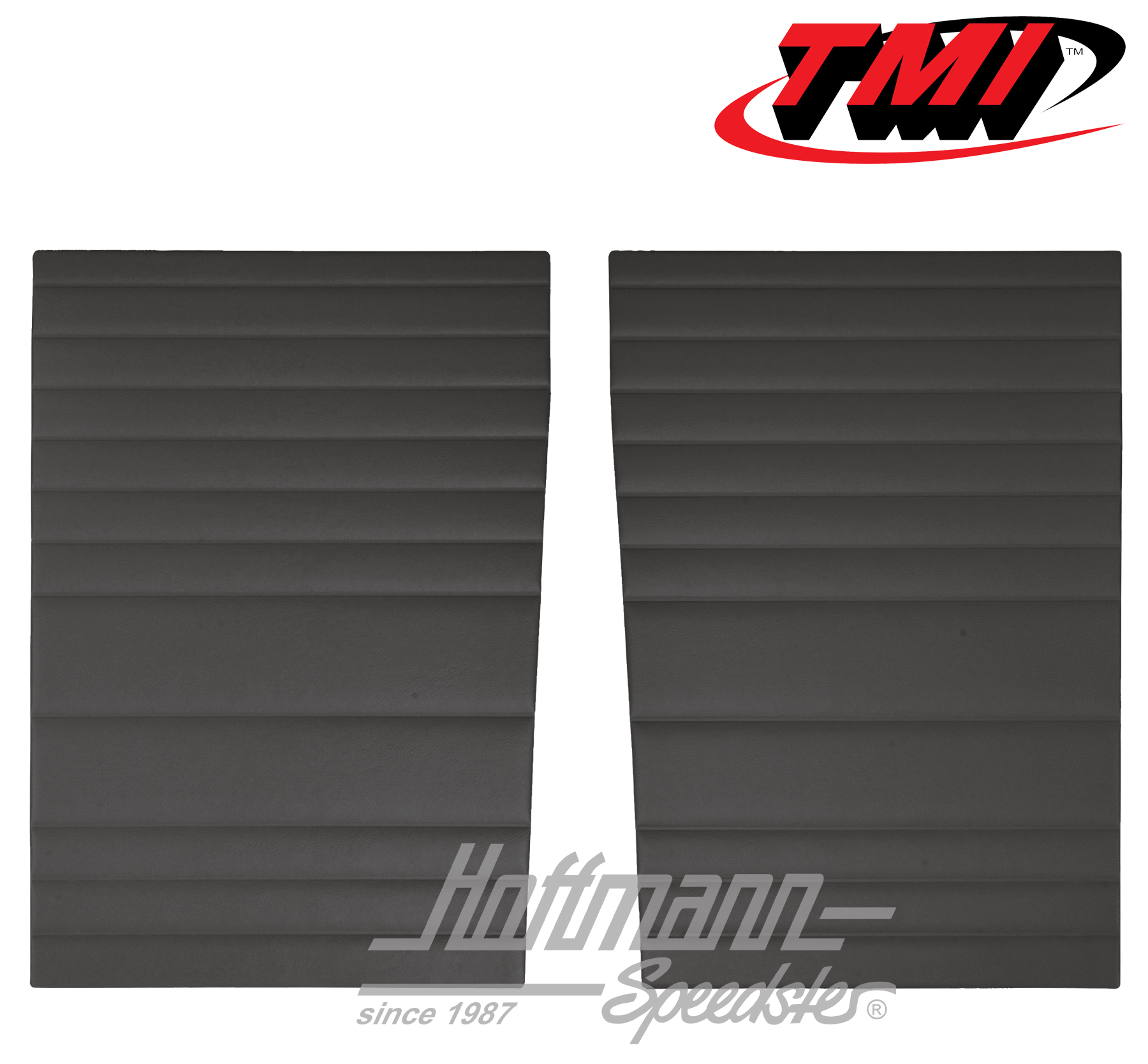 Bench backing panels, 55-67, black | 10-2136-11 | 098-0588-01