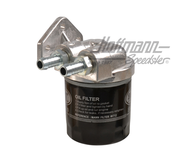 Oil filter support, incl. filter, connection left | AC 115 198 | 010-0727