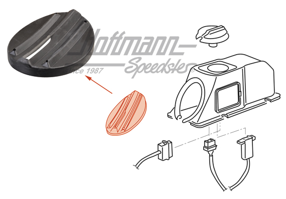 Cover, control unit (manual) | 911 424 591 02 | 512-0370