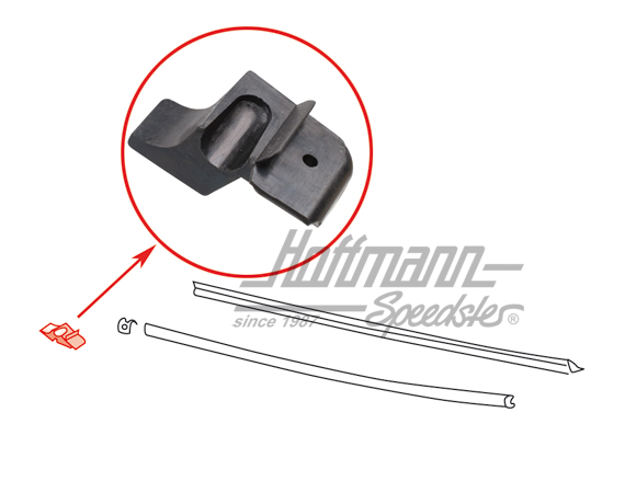 Rear door wedge, right | 141 837 498 B | 060-0480-02