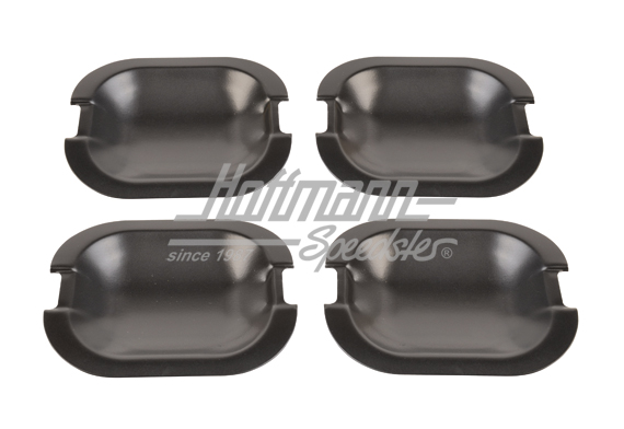 Door handle guards, black, Polo, 10.94-, 4-doors | 50035 | 200-6657