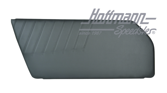 Door panel, 911, 74-89, black, left | 911 555 031 00 | 580-0440-01