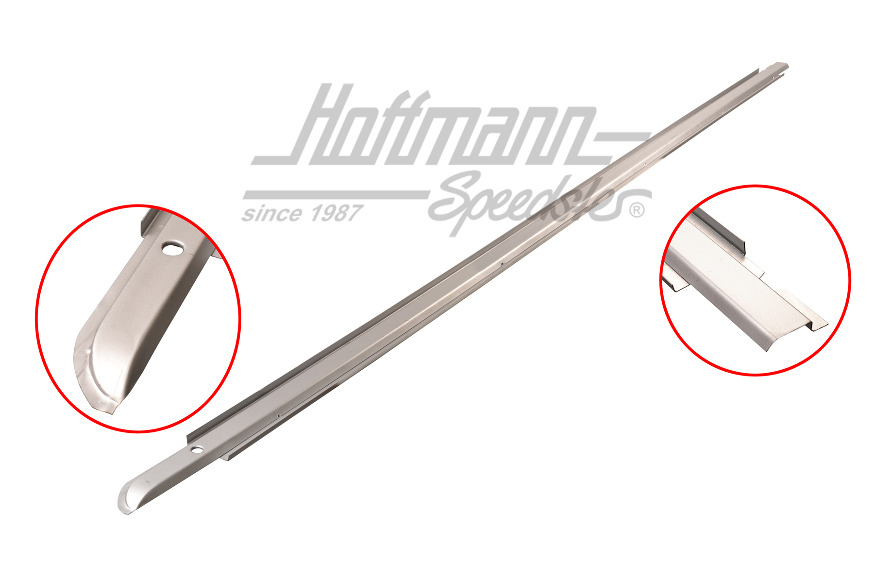 Repair panel, rain gutter, Bus T1, 8.63-7.67, left | 211 817 537 AK | 095-0124-31