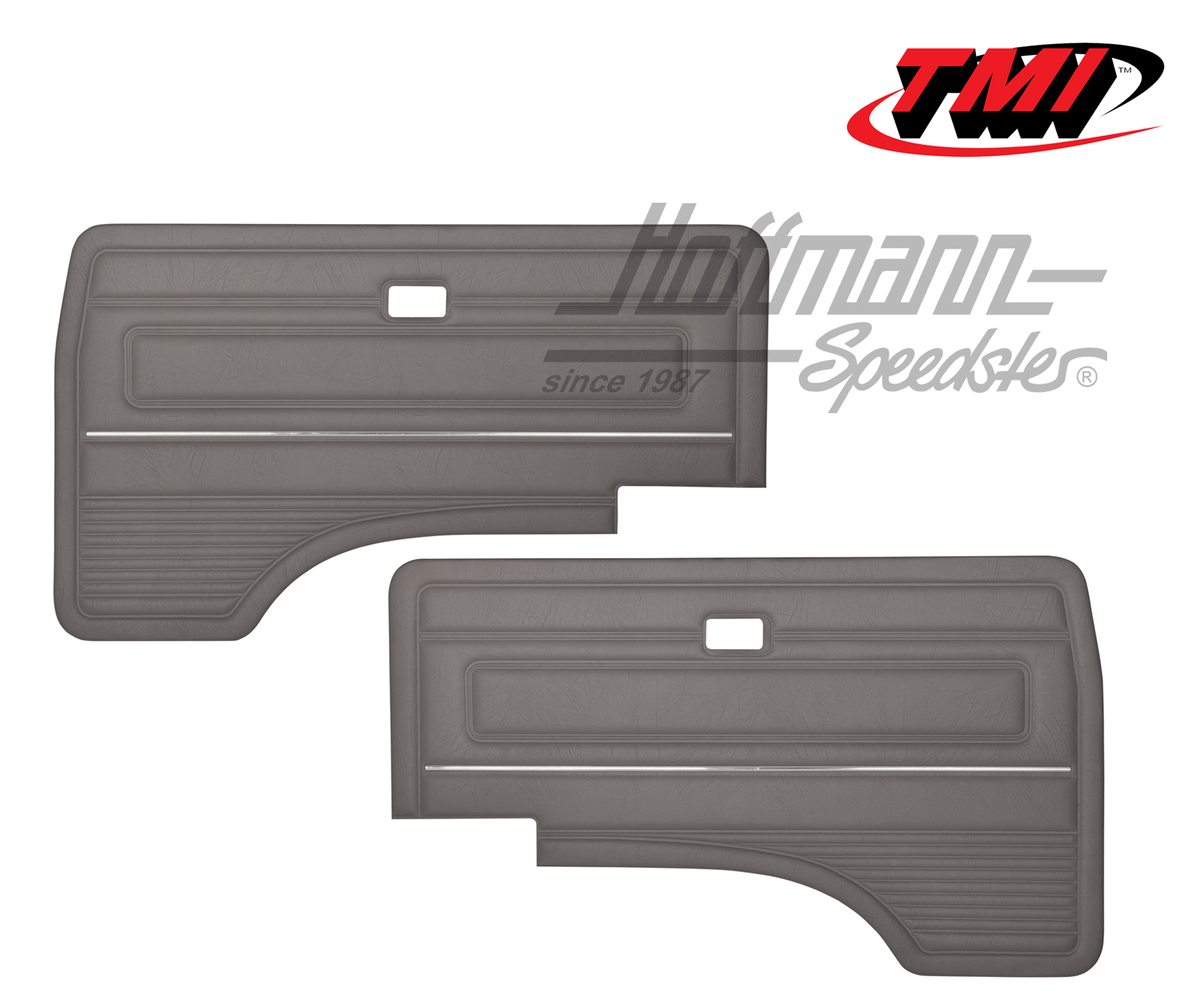 Door panels, front, Bus T3, grey | 10-2501-6952 | 395-1152-03