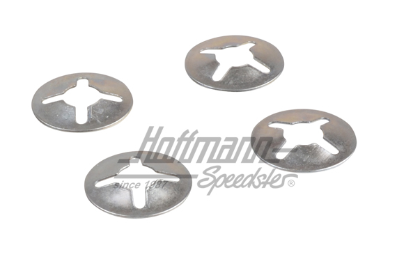 Retaining clip, emblem (4 pieces), Bus T1                                                           