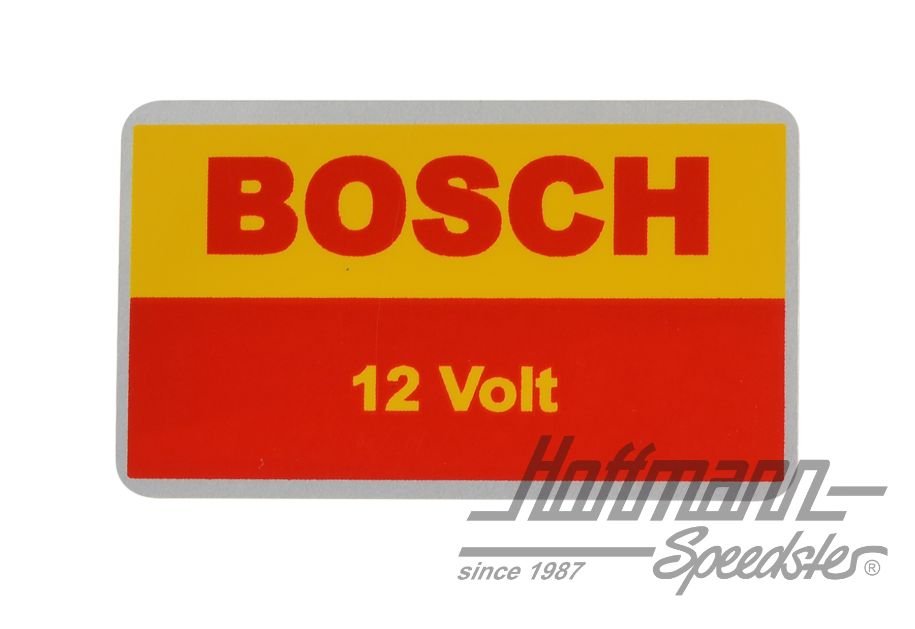 Sticker "12 Volt", ignition coil, yellow/red | AC853980 | 021-0194-24