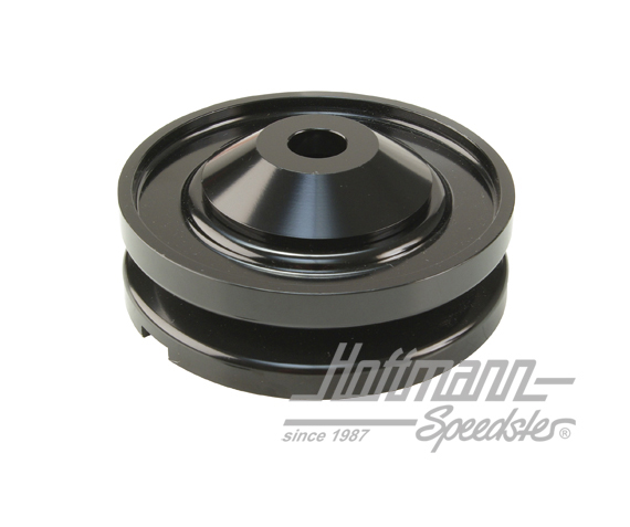 Alternator/generator pulley, 12V, Billet, black | 16-9706 | 010-1161-25