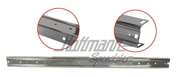Bumper, rear, chromed, Golf 1 | 171 807 311 D | 180-0295