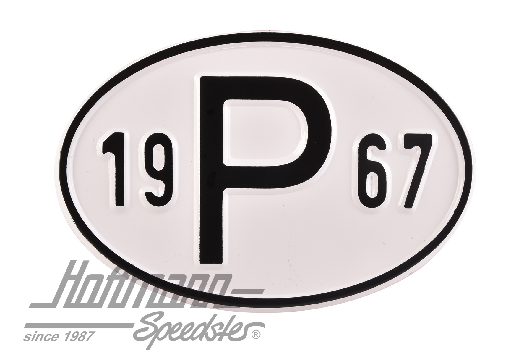 Nationality plate, alu, "P", with year 1967 |  | 020-2405-67