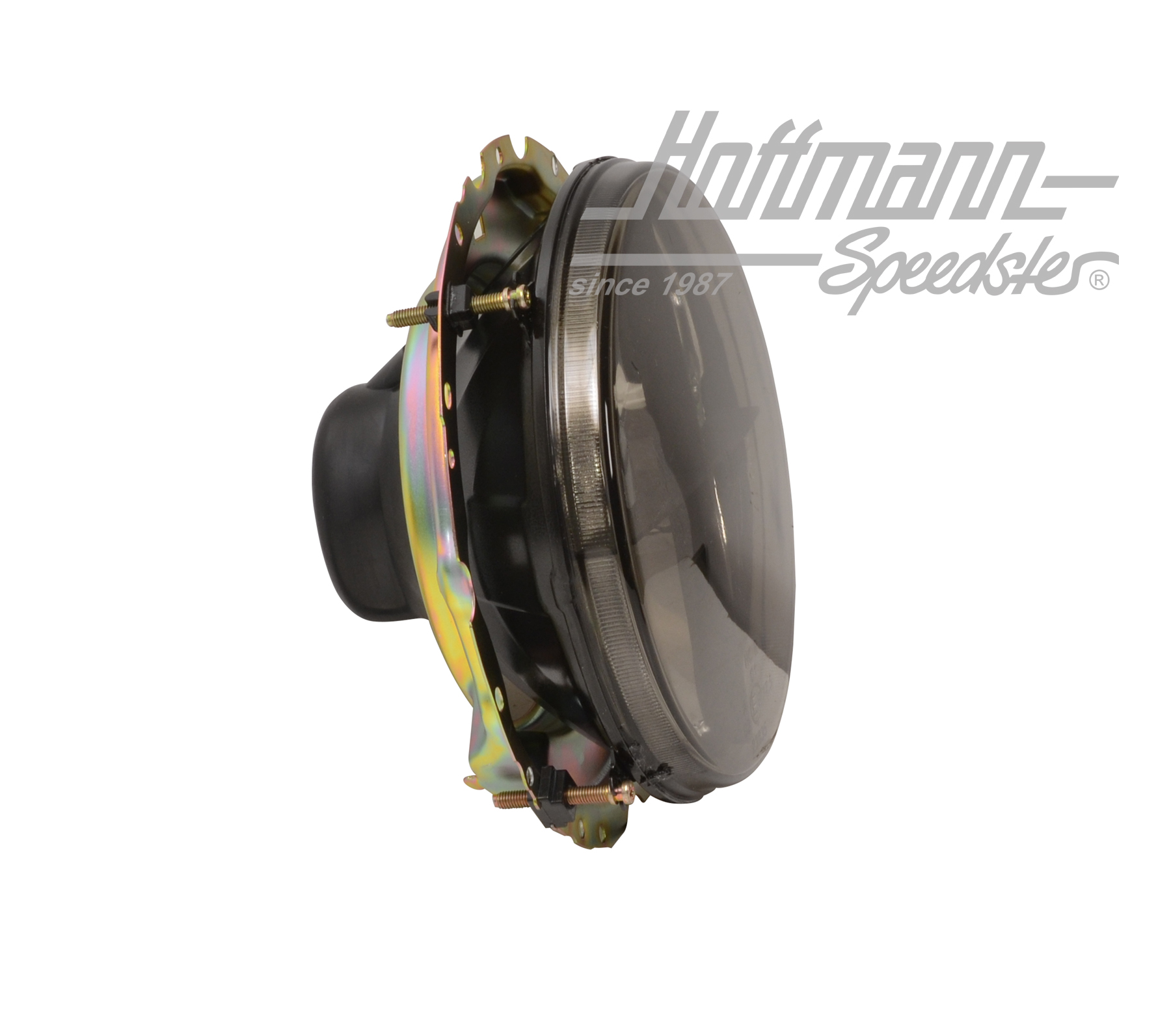 Headlight set, H4, 8.73-, crystal/smoked/cross                                                      