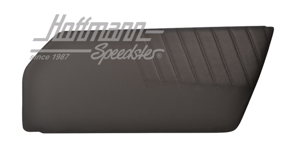 Door panel, 911, 74-89, black, right | 911 555 032 00 | 580-0440-02