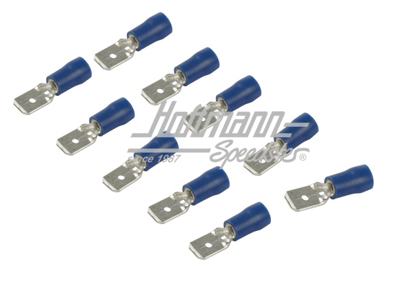 Flat-type connector, 1.5 - 2.5 mm, blue, 6.3mm | 50 252 521 | 020-0834