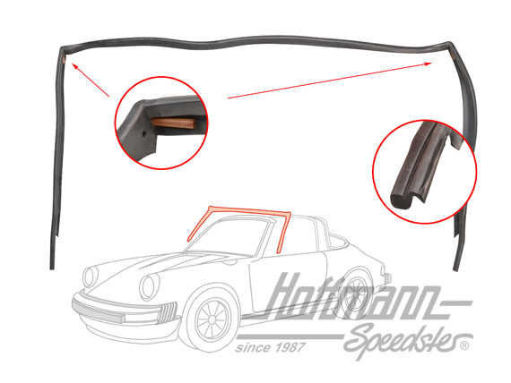 Seal, front window frame, 67-69                                                                     