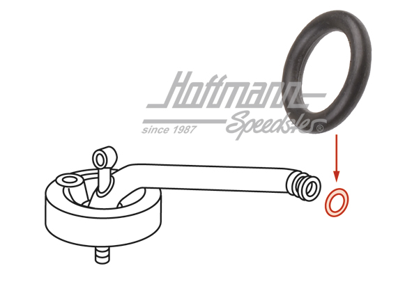 Sealing ring, oil suction neck, Type 4 | 021 101 173 | 092-0527-30