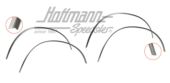 Moulding set, wheel cutout, 911, 65-73 | 901 559 125 51 | 510-9990