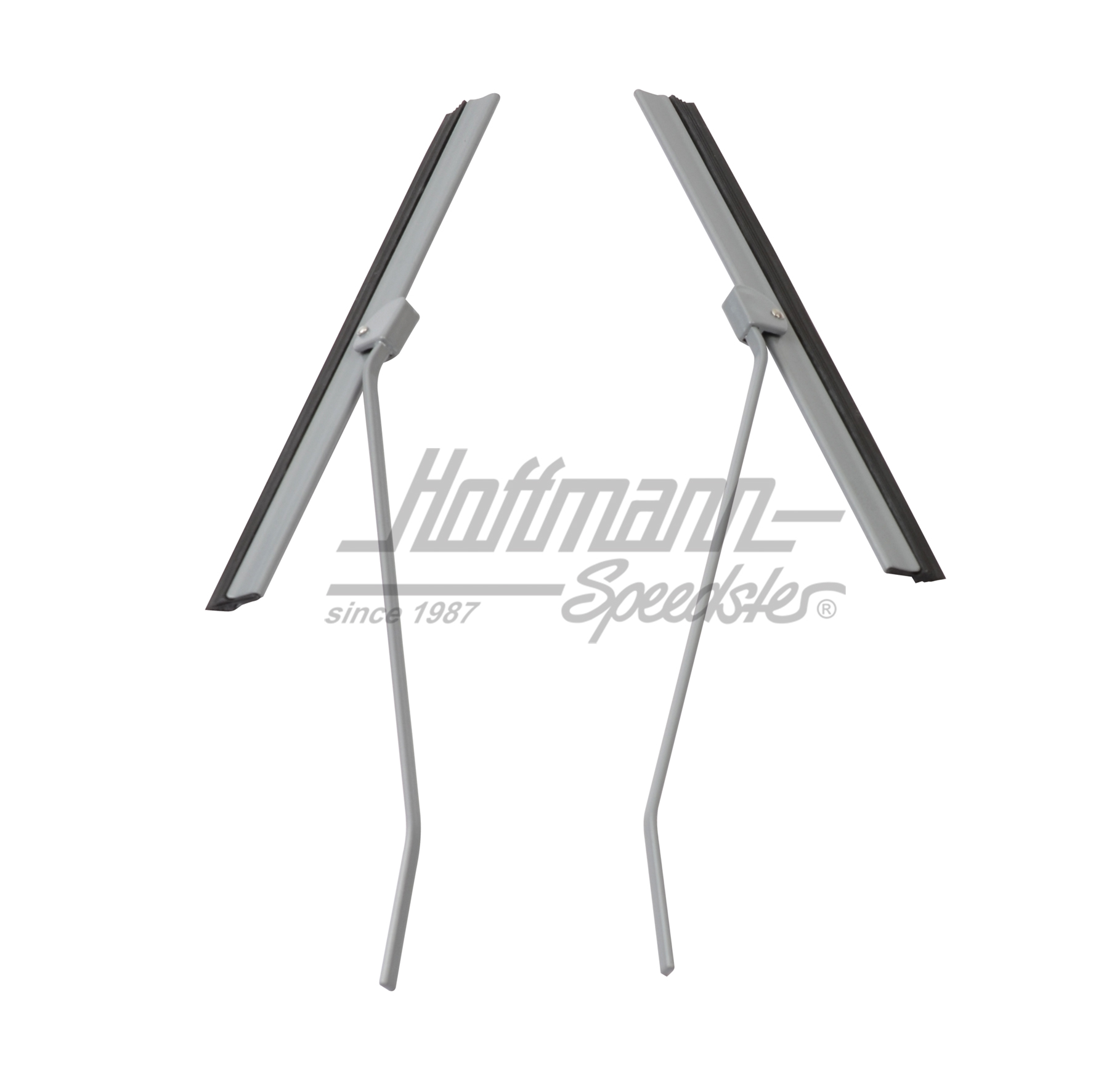 Wiper arms, with blade 185 mm, silver | 111 955 421 AS | 020-4763-04
