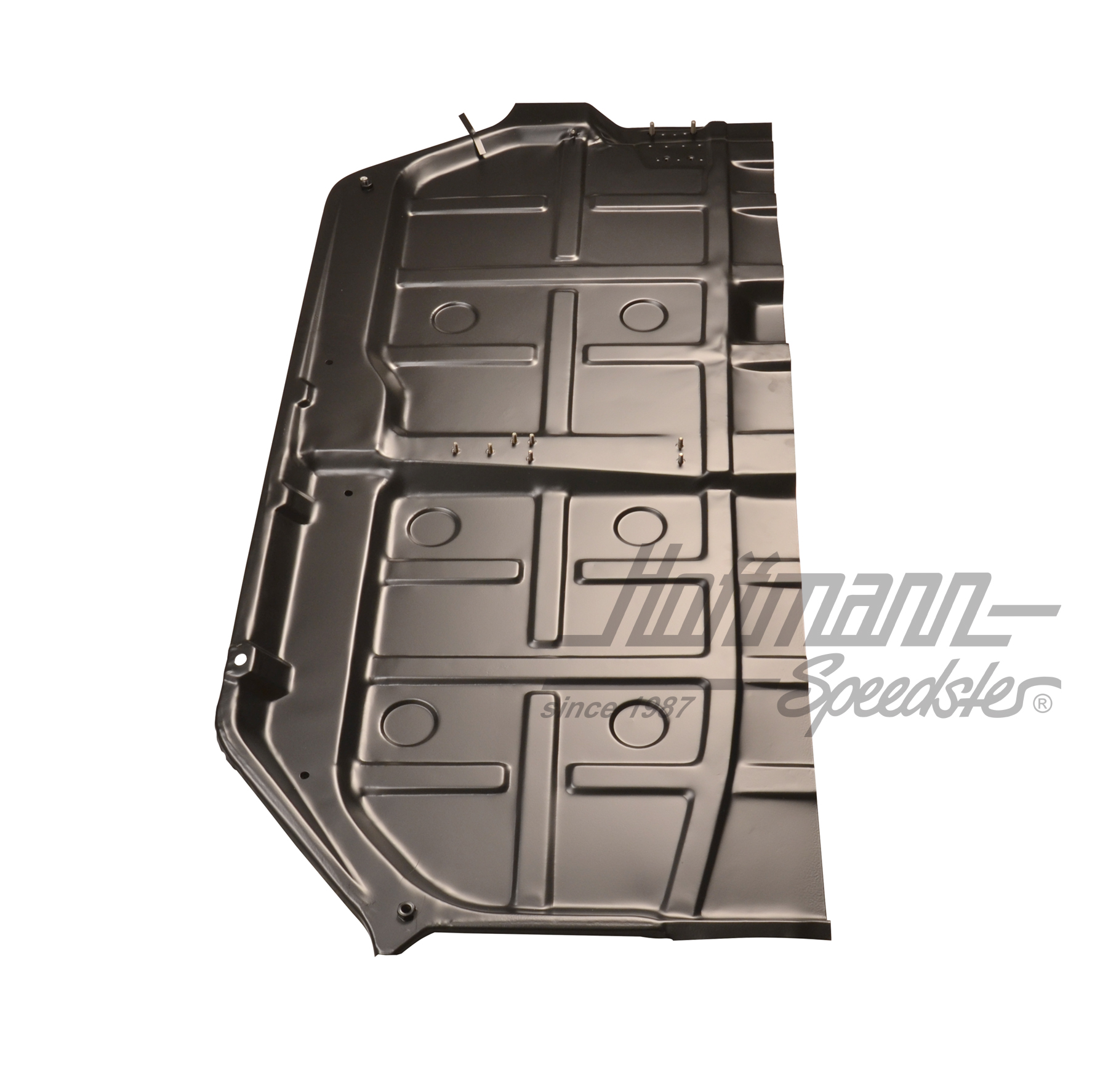 Floor panel, complete, 73-89, left, Top Quality | 591071OE | 590-0071-10