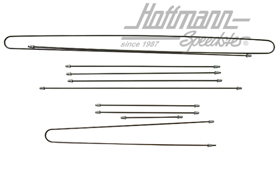 Brake line kit, Bus T1, 3.56-7.63 | 211 698 005 B | 089-2550-07