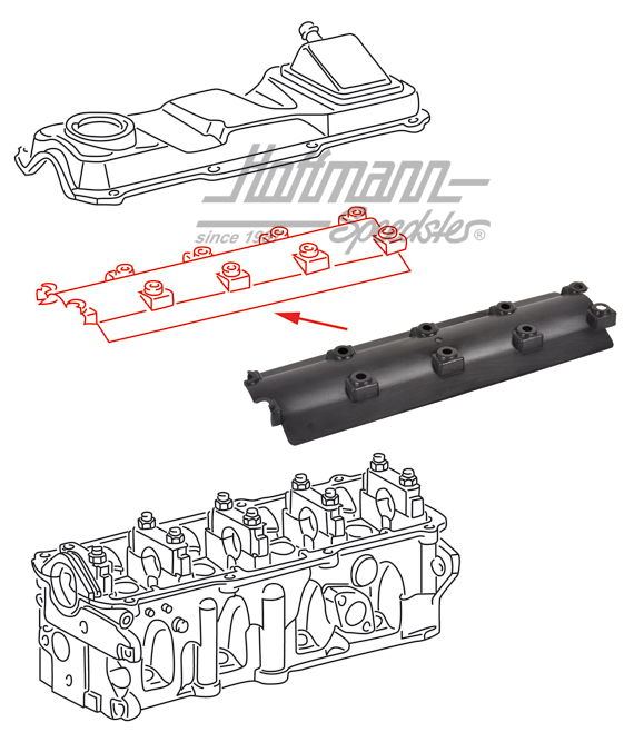 Oil deflector, under valve cover, 1.5-1.8 | 026 103 547 | 110-0080
