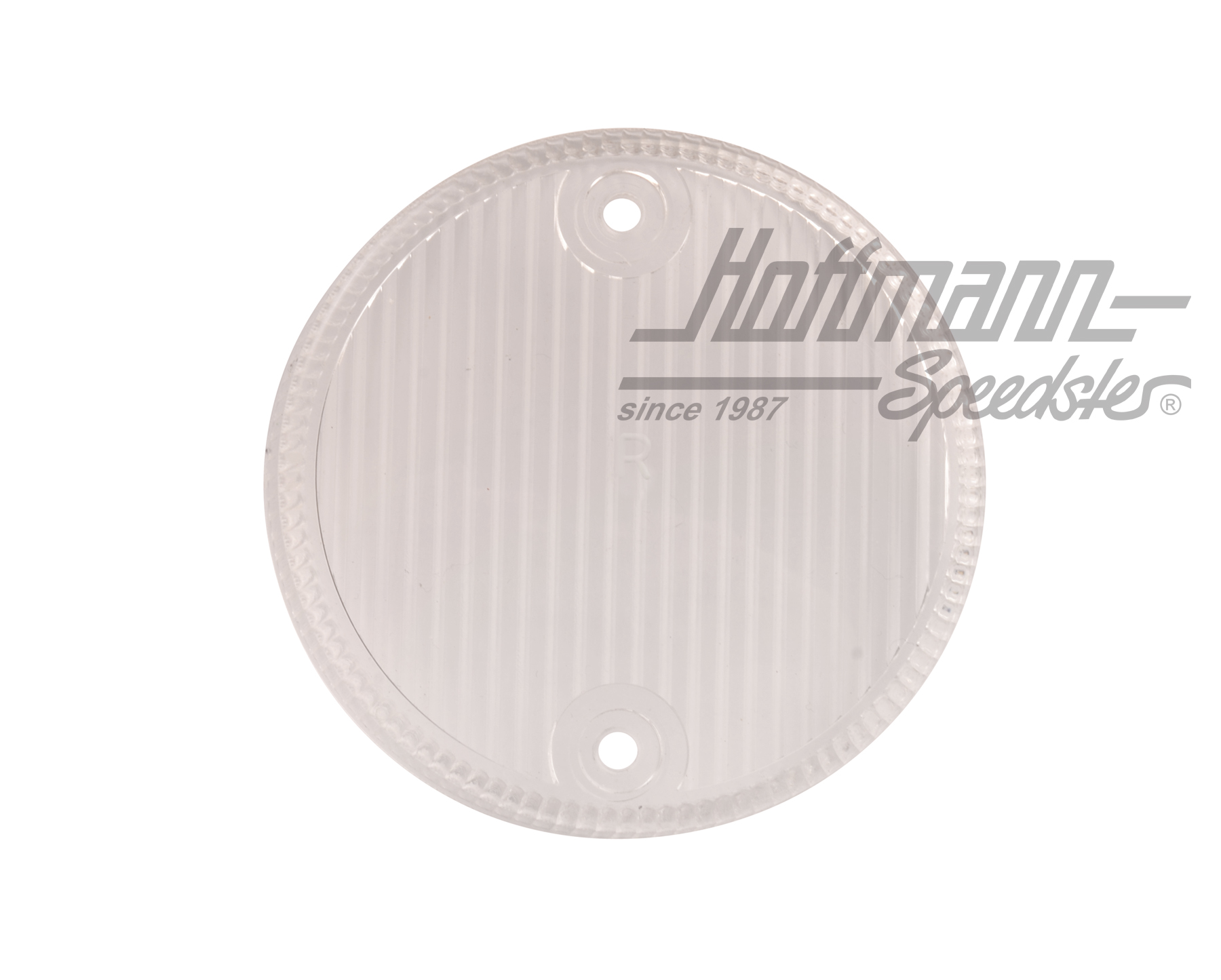 Glass, side marker light, white, right                                                              