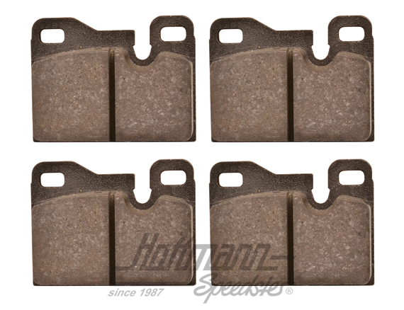 Brake pads, front, Porsche 924                                                                      