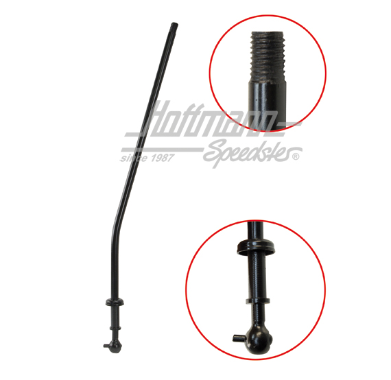 Shift lever, Bus T2, 8.67-7.79 | 211 711 121 E | 090-0538