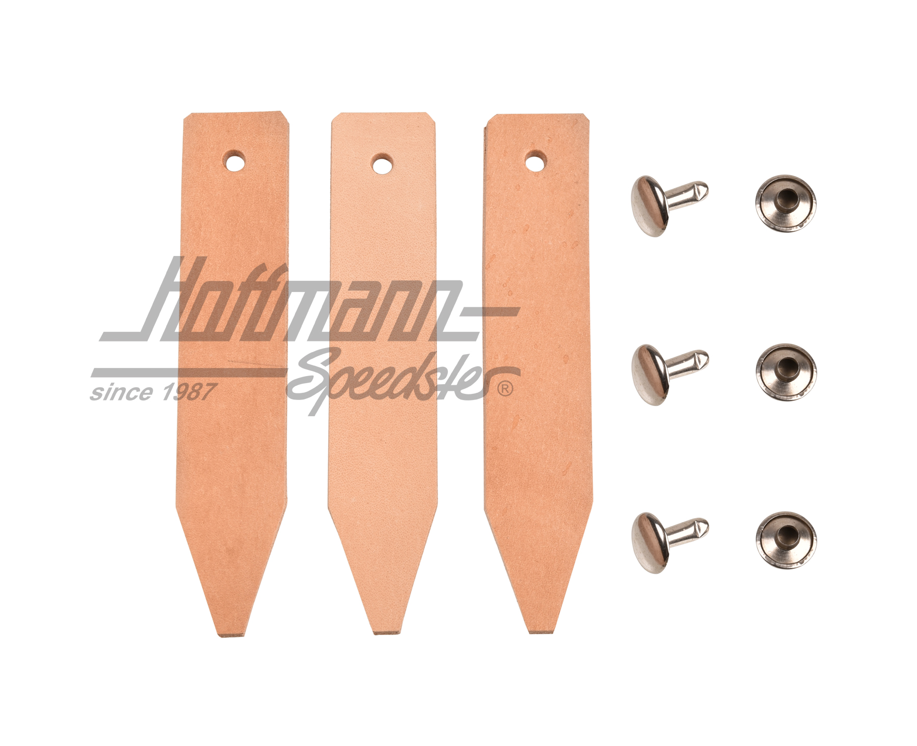 Rubber mat set, black, 4-pieces, 65-73                                                              