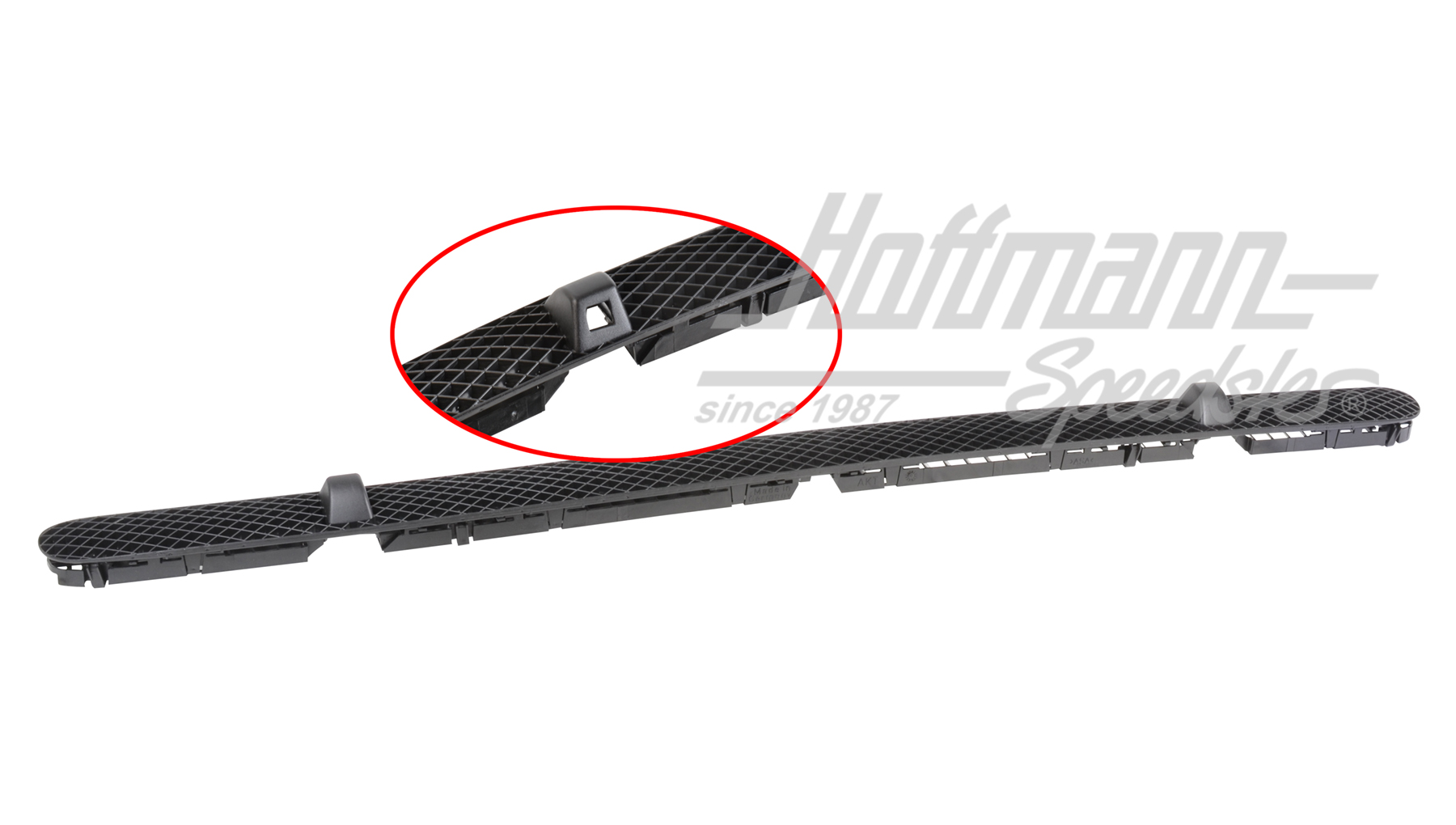 Grille, engine hood, 96-03 (long) | 701 819 044  01C | 408-6380