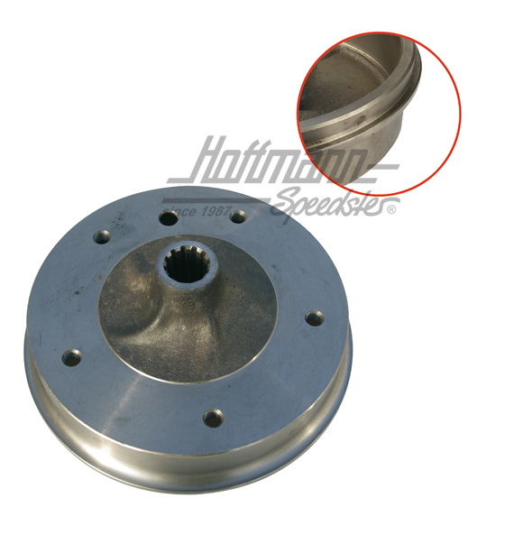 Brake drum, rear, Bus T2, 8.67-2.68 | 211 501 615 F | 090-3046